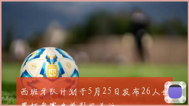 西班牙队计划于5月25日发布26人世界杯参赛名单引发关注